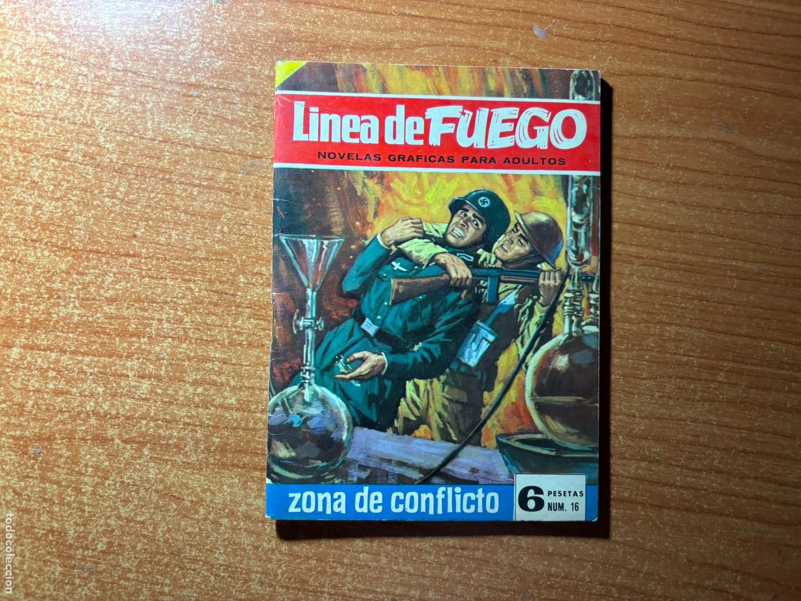 Tebeos: LINEA DE FUEGO N&ordm; 16 EDITORIAL BRUGUERA 1965