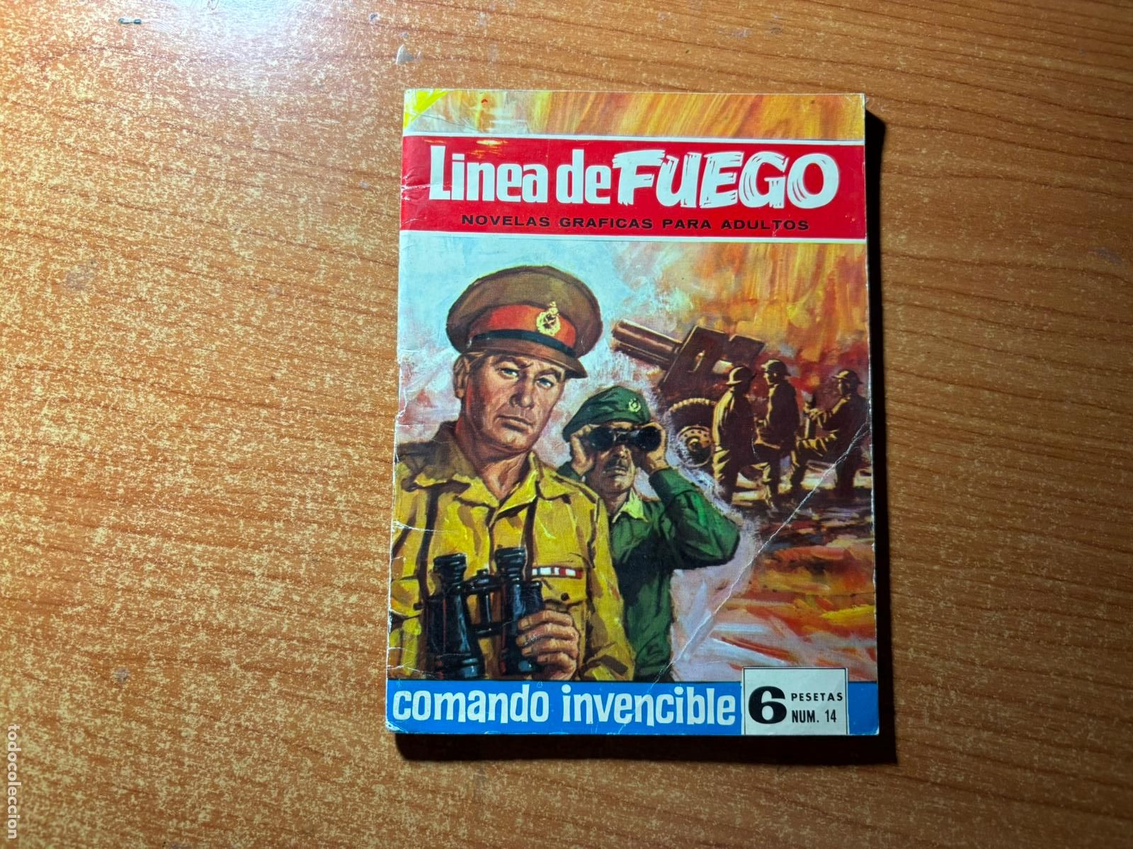 Tebeos: LINEA DE FUEGO N&ordm; 14 EDITORIAL BRUGUERA 1965