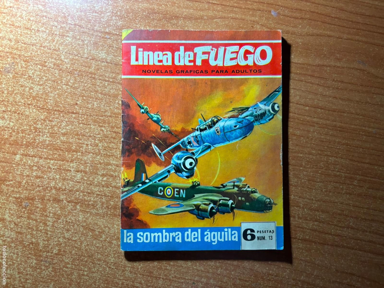Tebeos: LINEA DE FUEGO N&ordm; 13 EDITORIAL BRUGUERA 1965