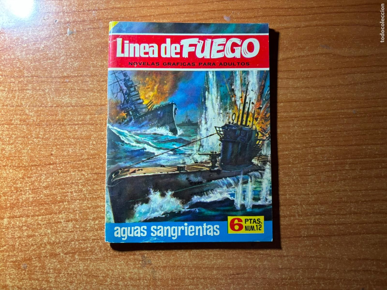 Tebeos: LINEA DE FUEGO N&ordm; 12 EDITORIAL BRUGUERA 1965