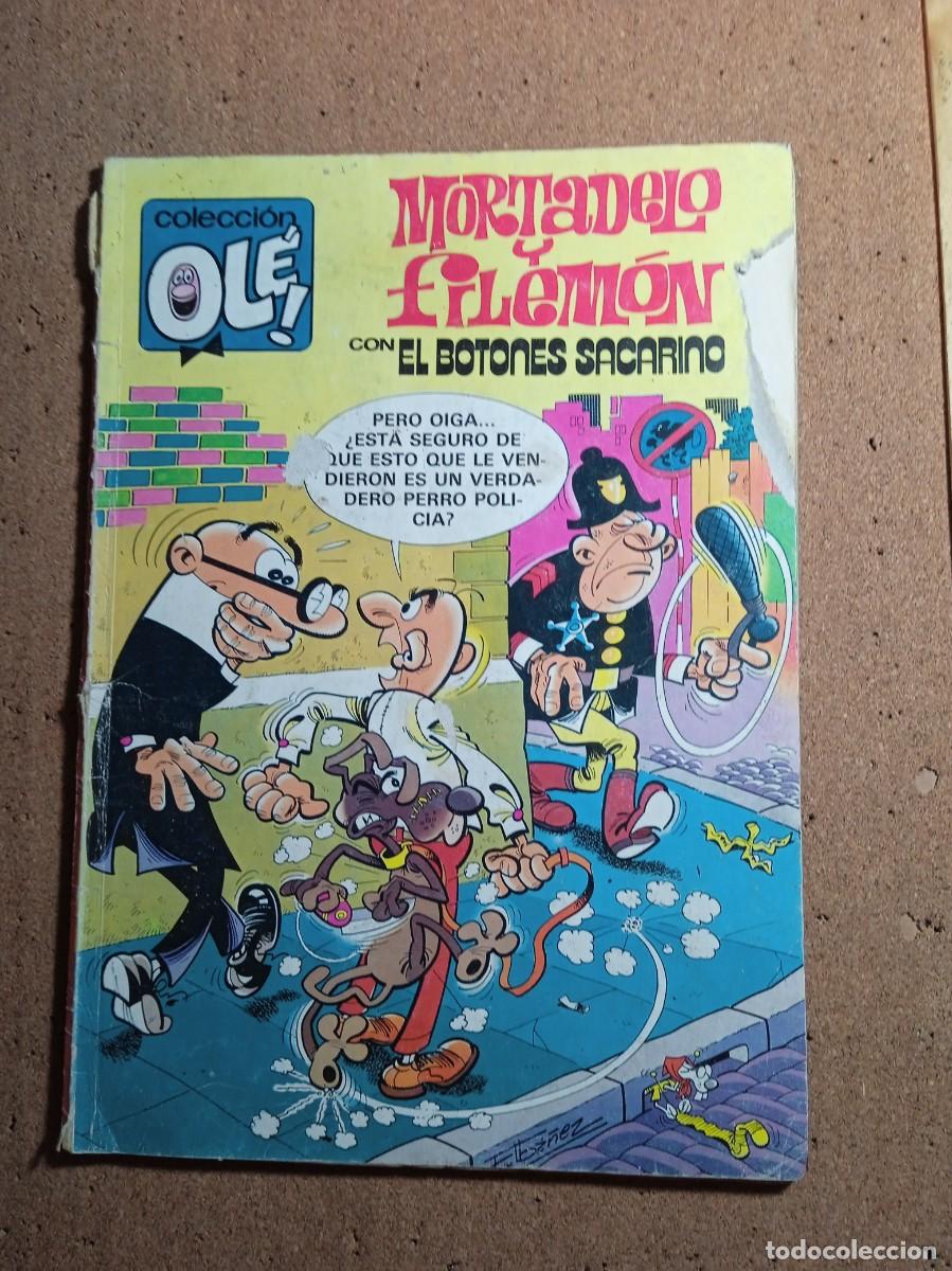 Tebeos: TEBEO DE OLE MORTADELO Y FILEMON CON EL BOTONES SACARINO DEL A&Ntilde;O 1992 N&ordm; 222 - M. 230