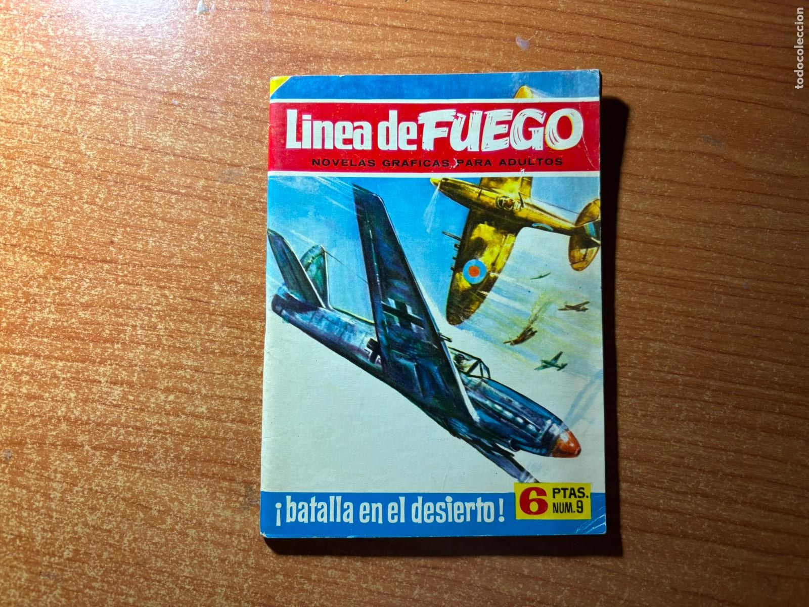 Tebeos: LINEA DE FUEGO N&ordm; 9 EDITORIAL BRUGUERA 1965