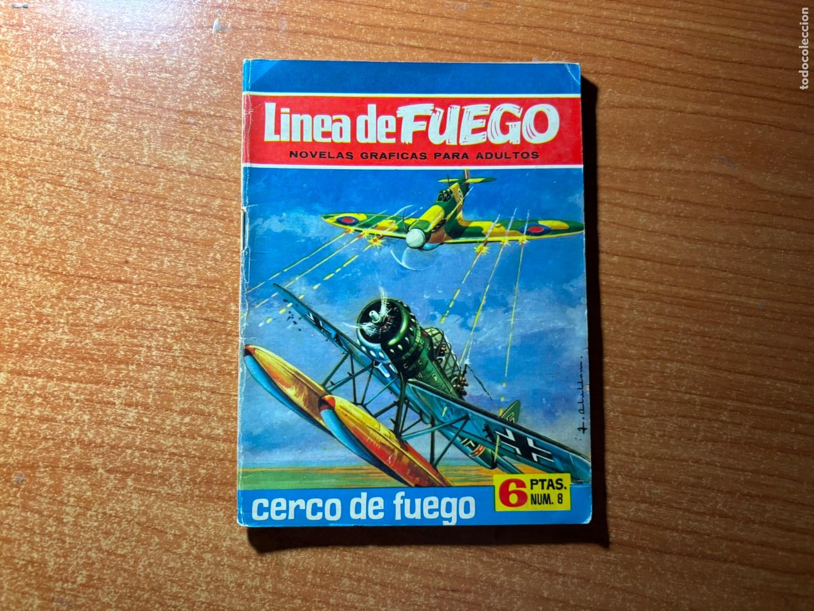 Tebeos: LINEA DE FUEGO N&ordm; 8 EDITORIAL BRUGUERA 1965