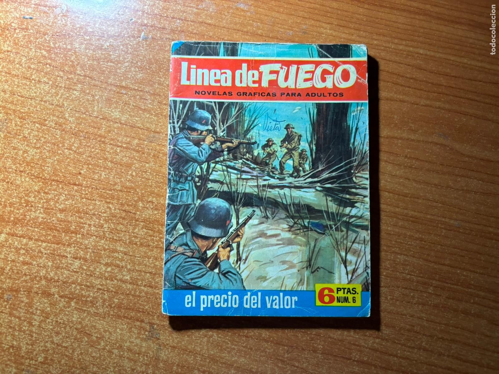 Tebeos: LINEA DE FUEGO N&ordm; 6 EDITORIAL BRUGUERA 1965