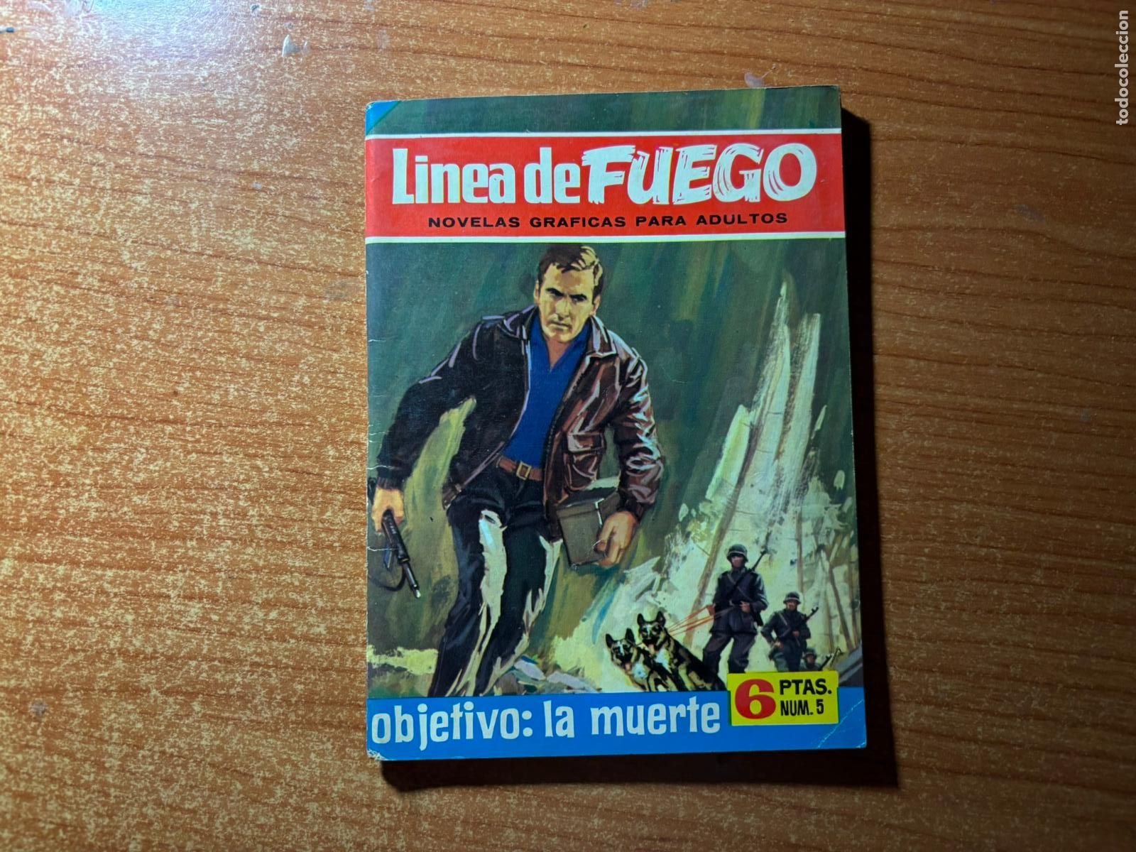 Tebeos: LINEA DE FUEGO N&ordm; 5 EDITORIAL BRUGUERA 1965