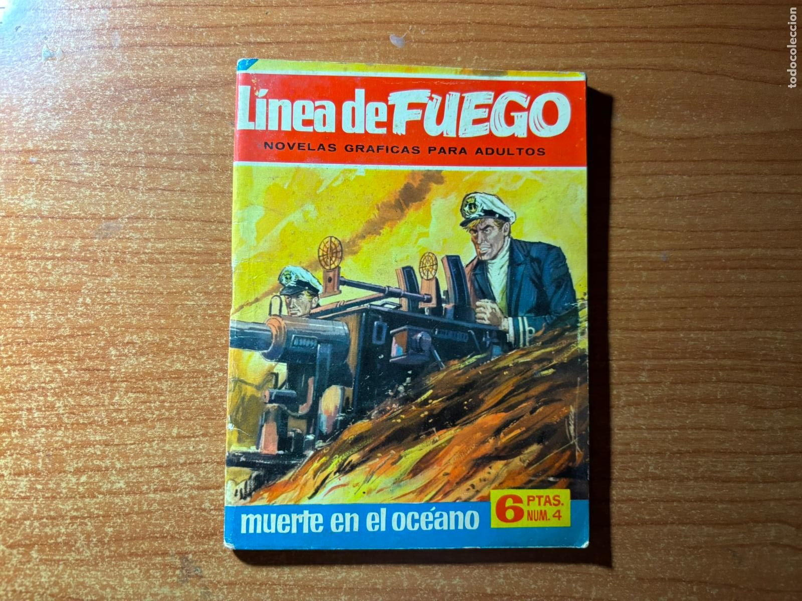 Tebeos: LINEA DE FUEGO N&ordm; 4 EDITORIAL BRUGUERA 1965