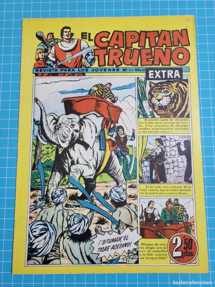 Tebeos: El capit&aacute;n trueno extra, N.&ordm; 104. Bruguera, 3 bolsa 3.
