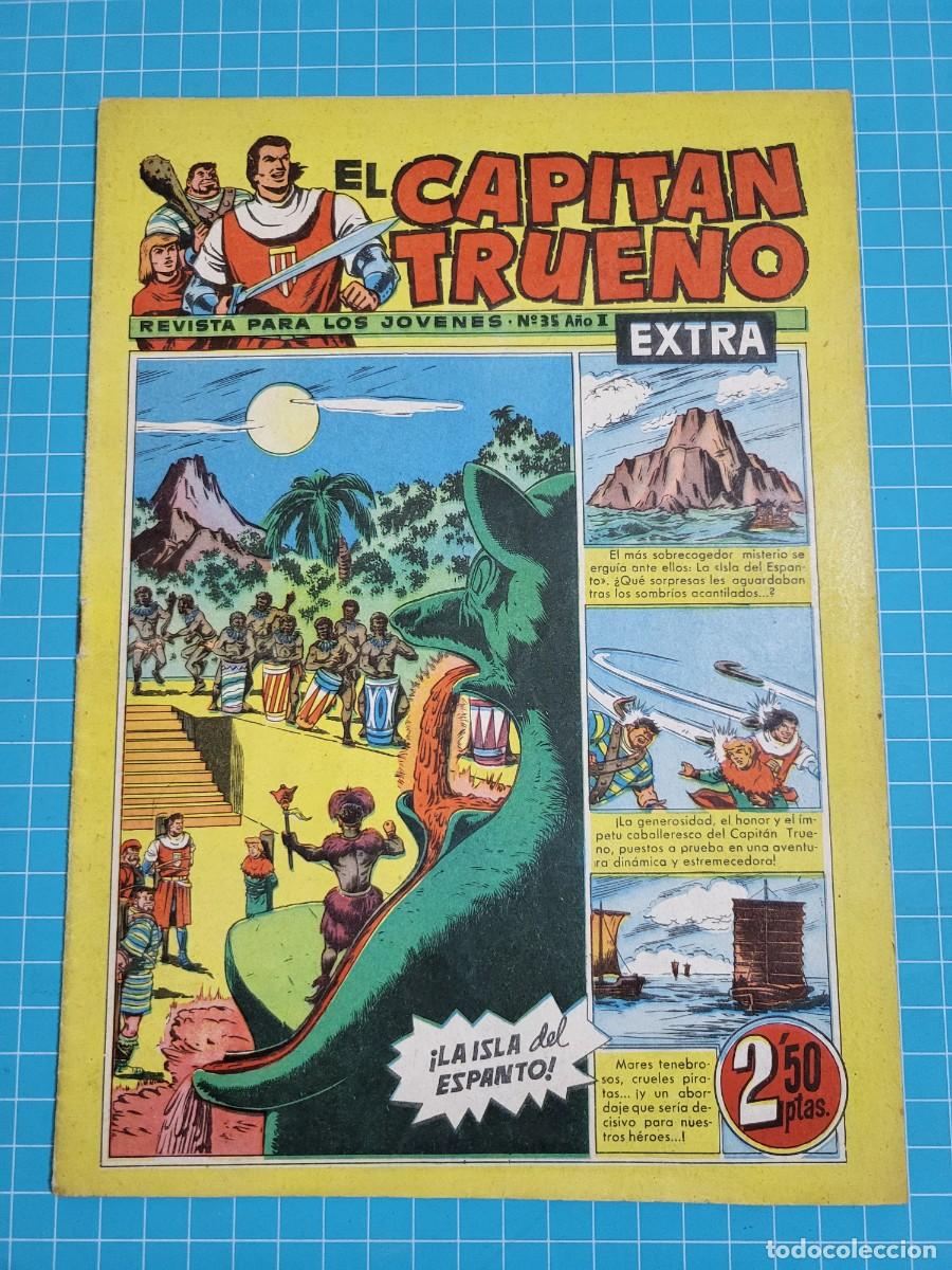 Tebeos: El capit&aacute;n trueno extra, N.&ordm; 35. Bruguera, 3 bolsa 3.