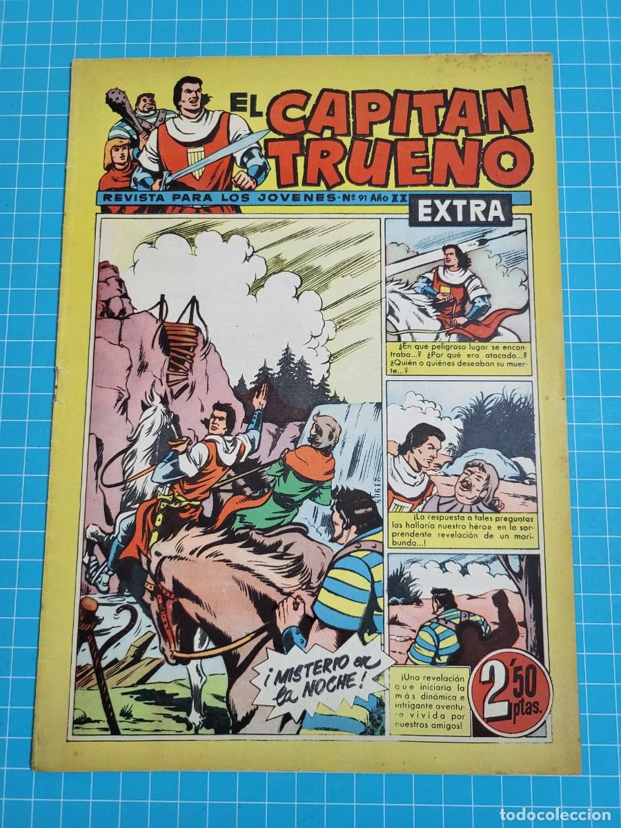 Tebeos: El capit&aacute;n trueno extra, N.&ordm; 91. Bruguera, 3 bolsa 3.