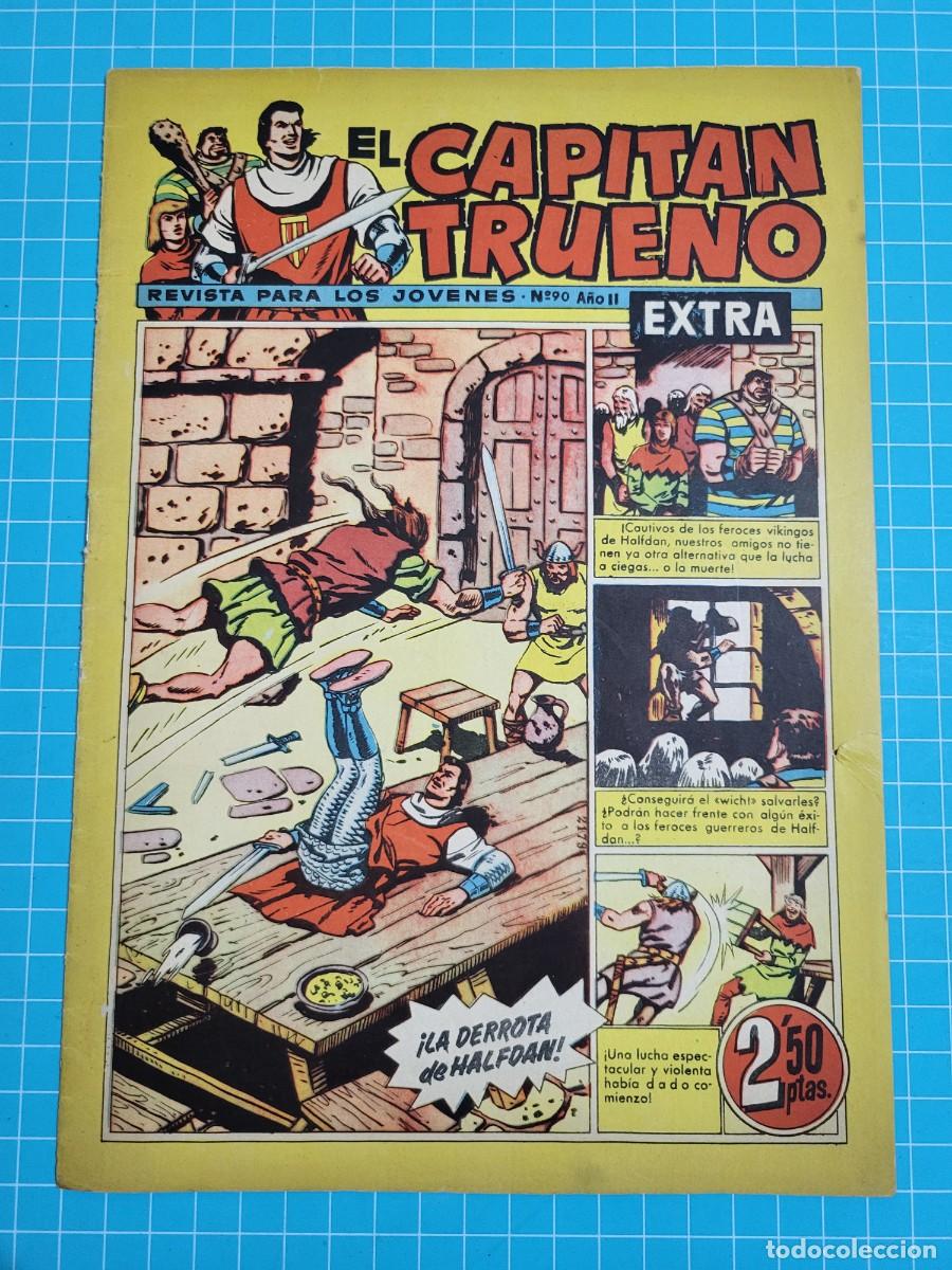 Tebeos: El capit&aacute;n trueno extra, N.&ordm; 90. Bruguera, 3 bolsa 3.