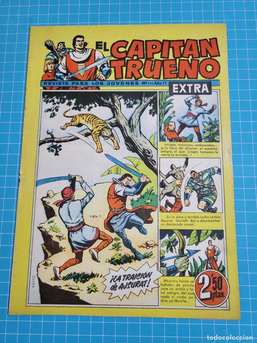 Tebeos: El capit&aacute;n trueno extra, N.&ordm; 105. Bruguera, 3 bolsa 3.