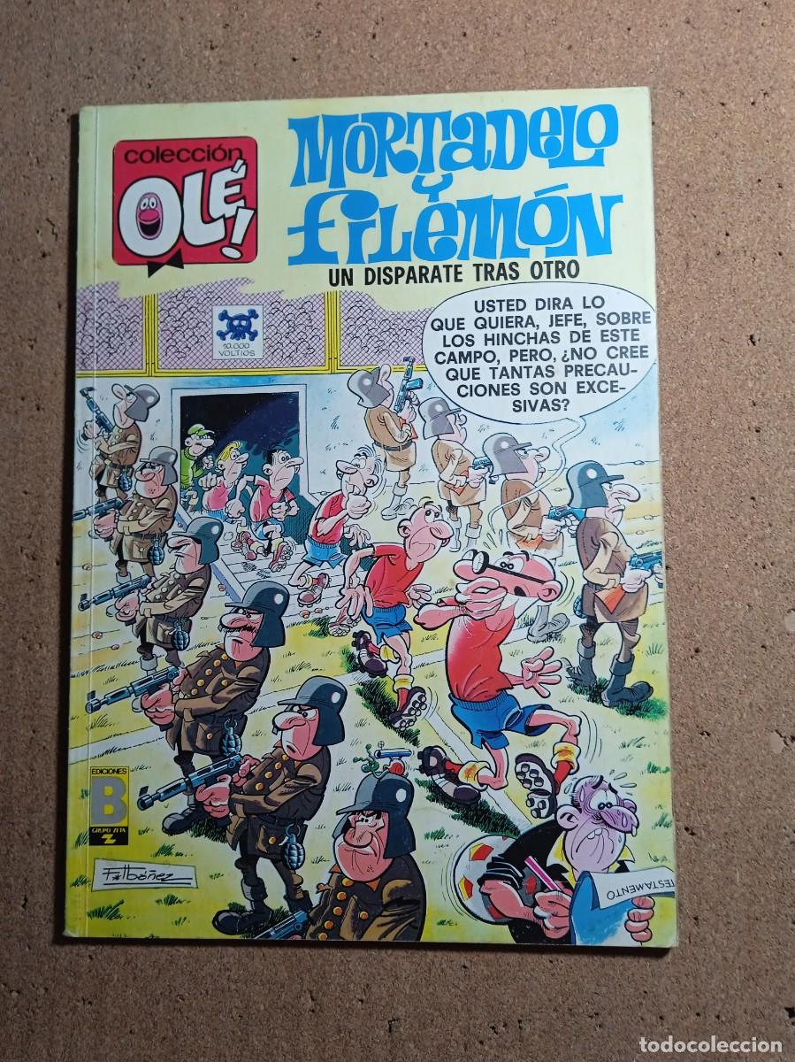 Tebeos: TEBEO DE OLE MORTADELO Y FILEMON EN UN DISPARATE TRAS OTRO DEL A&Ntilde;O 1988 N&ordm; 151 - M. 115