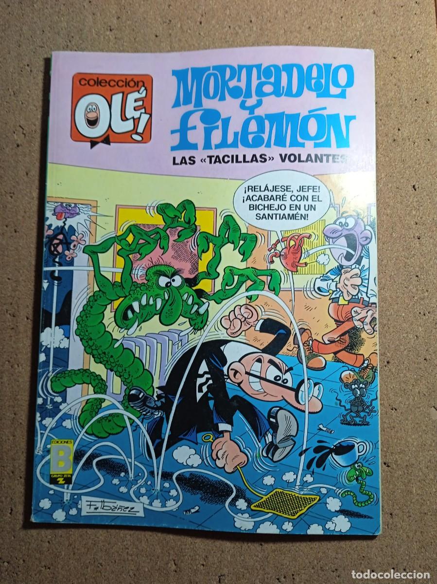 Tebeos: TEBEO DE OLE MORTADELO Y FILEMON EN LAS TACILLAS VOLANTES DEL A&Ntilde;O 1989 N&ordm; 348 - M. 123