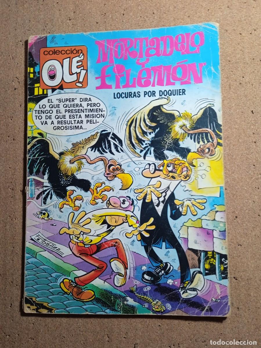 Tebeos: TEBEO DE OLE MORTADELO Y FILEMON EN LOCURAS POR DOQUIER DEL A&Ntilde;O 1985 N&ordm; 155