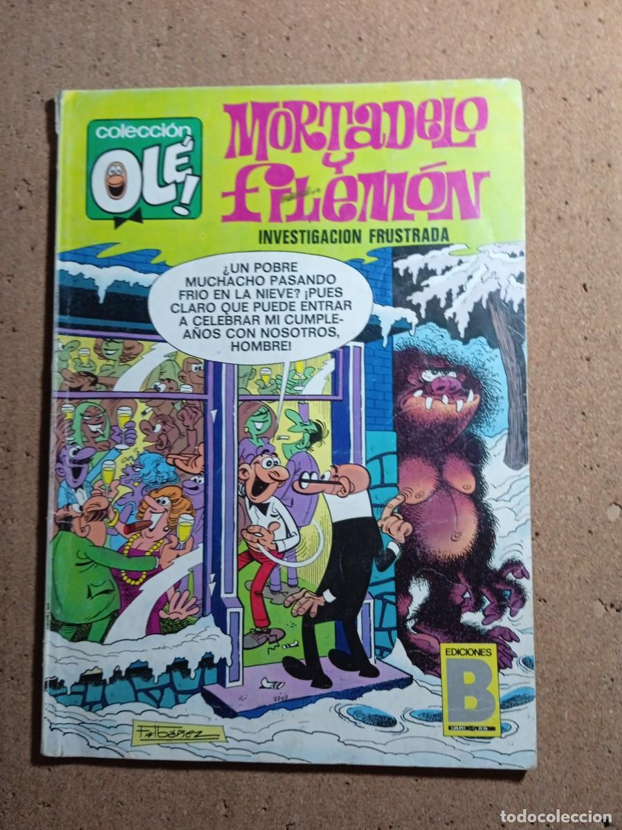 Tebeos: TEBEO DE OLE MORTADELO Y FILEMON EN INVESTIGACION FRUSTRADA DEL A&Ntilde;O 1987 N&ordm; 111 - M. 1