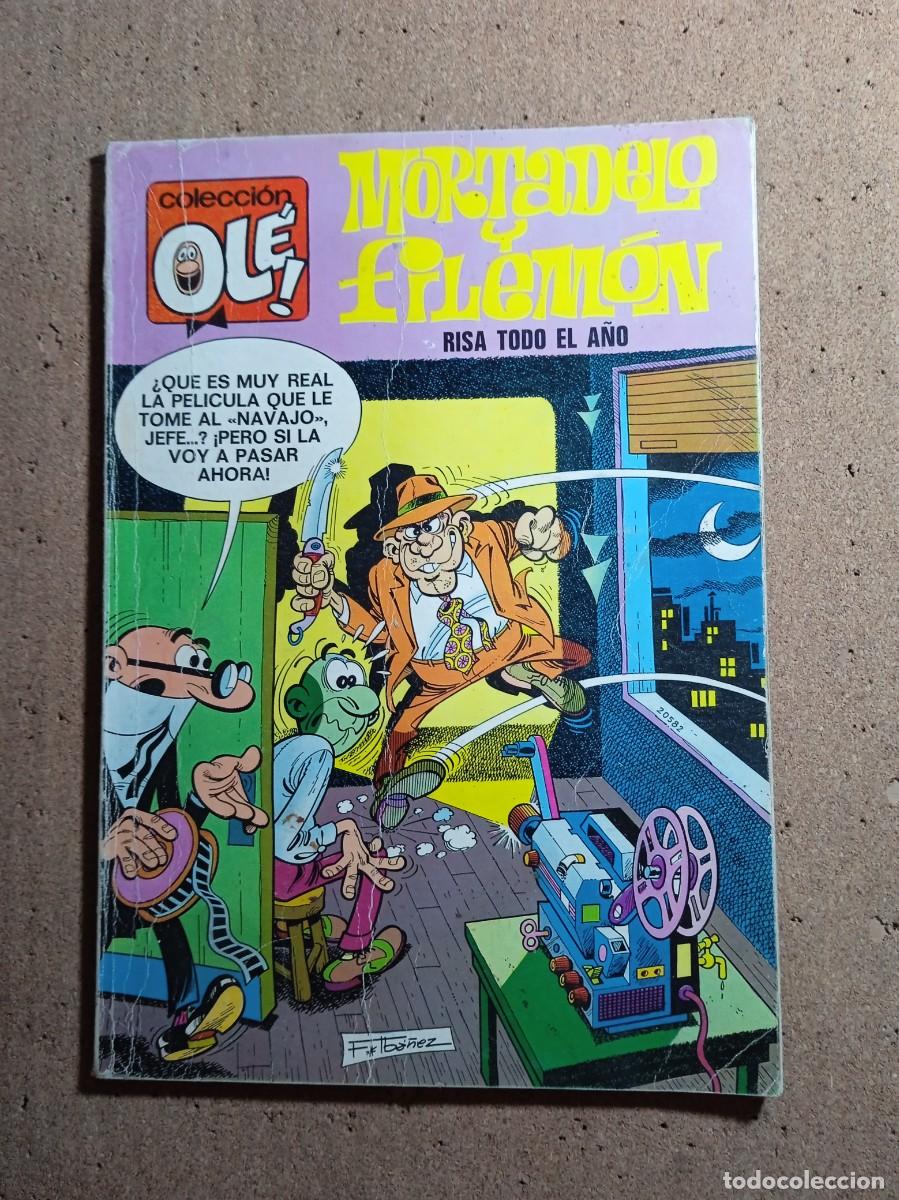 Tebeos: TEBEO DE OLE MORTADELO Y FILEMON EN RISA TODO EL A&Ntilde;O DEL A&Ntilde;O 1975 N&ordm; 93 NUMERO EN EL LOMO