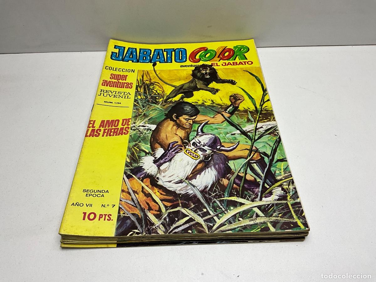 Tebeos: LOTE DE 10 COMICS JABATO COLOR AVENTURAS DE JABATO - DIFERENTES &Eacute;POCAS Y A&Ntilde;OS