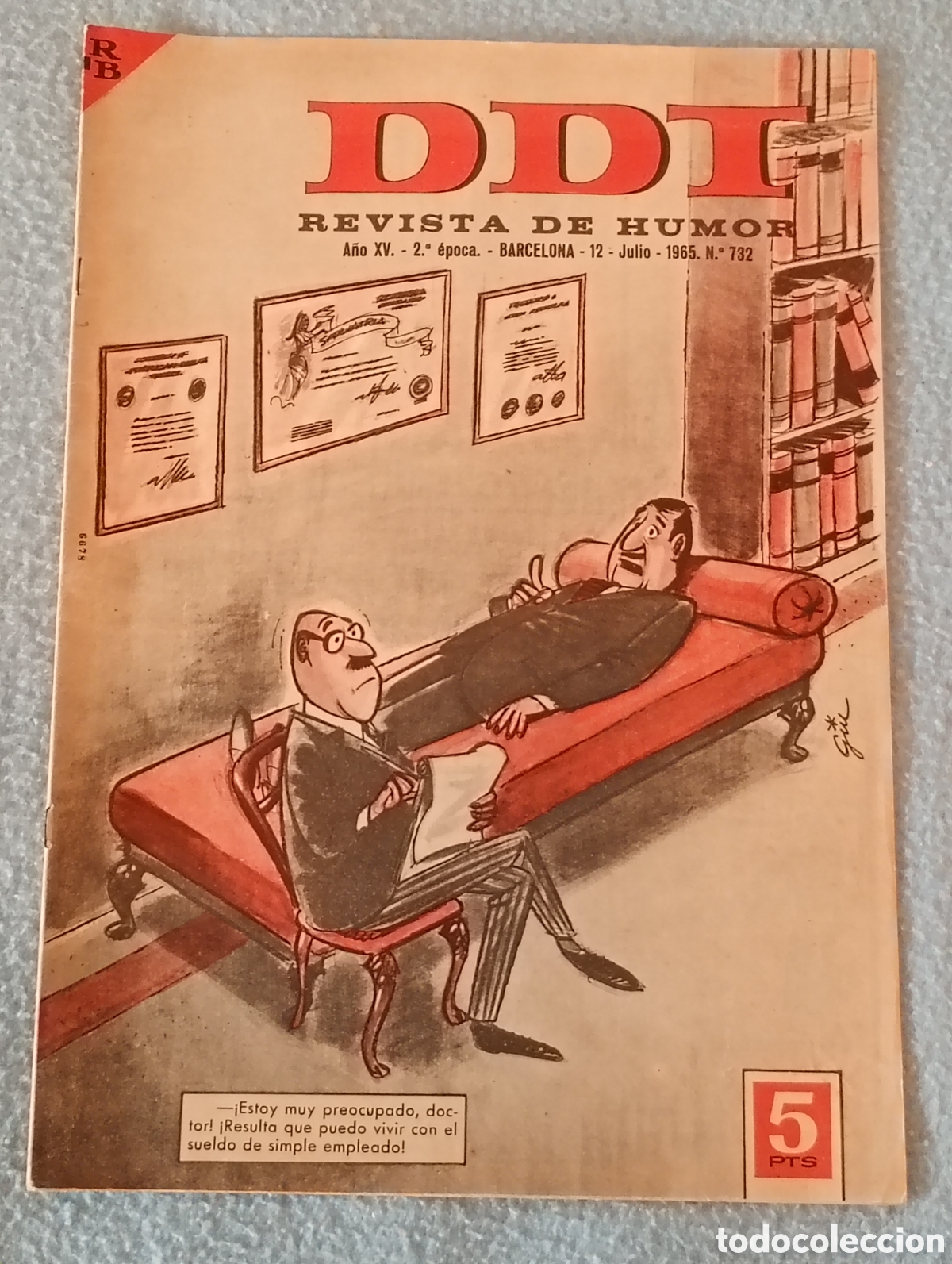 Tebeos: DDT ORIGINAL GIGANTE tama&ntilde;o 37x26 n&uacute;mero 732