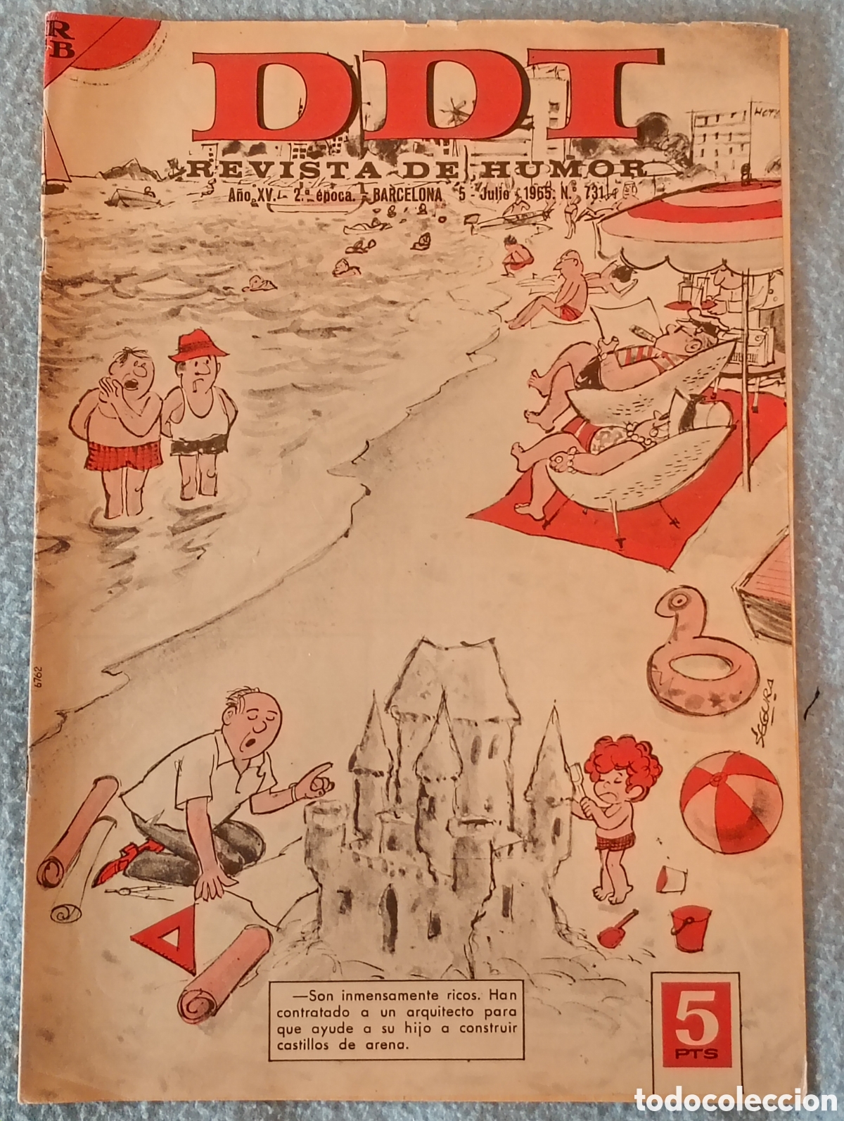 Tebeos: DDT ORIGINAL GIGANTE tama&ntilde;o 37x26 n&uacute;mero 731