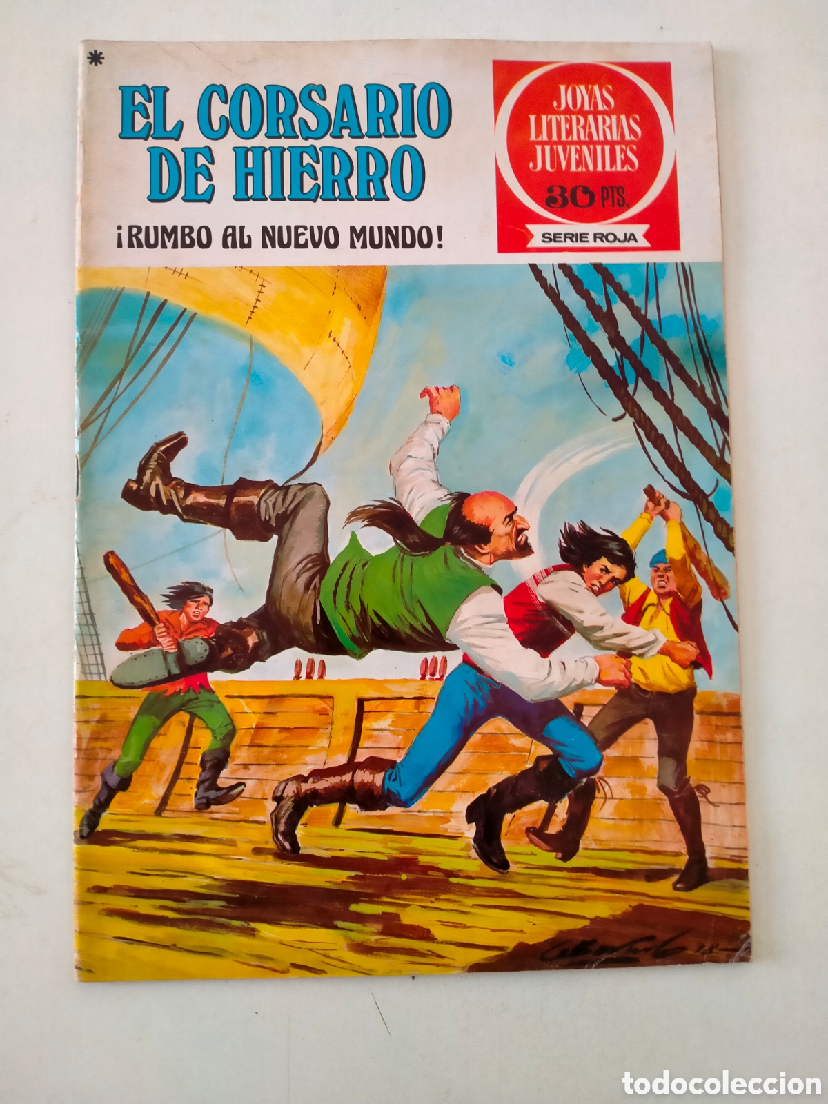 Tebeos: N&Uacute;MERO 28 EL CORSARIO DE HIERRO JOYAS BRUGUERA