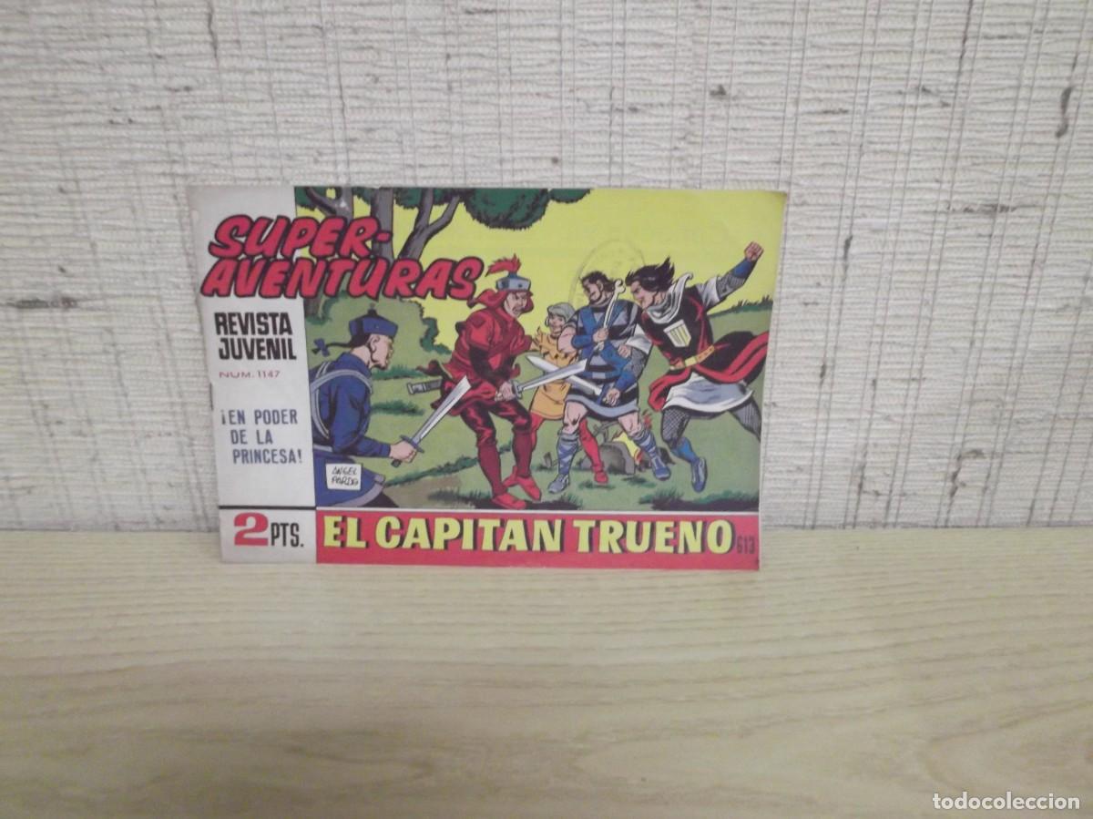 Tebeos: El capit&aacute;n Trueno n&ordm;613 Super-Aventuras.&iexcl;En poder de la princesa!.Revista Juvenil