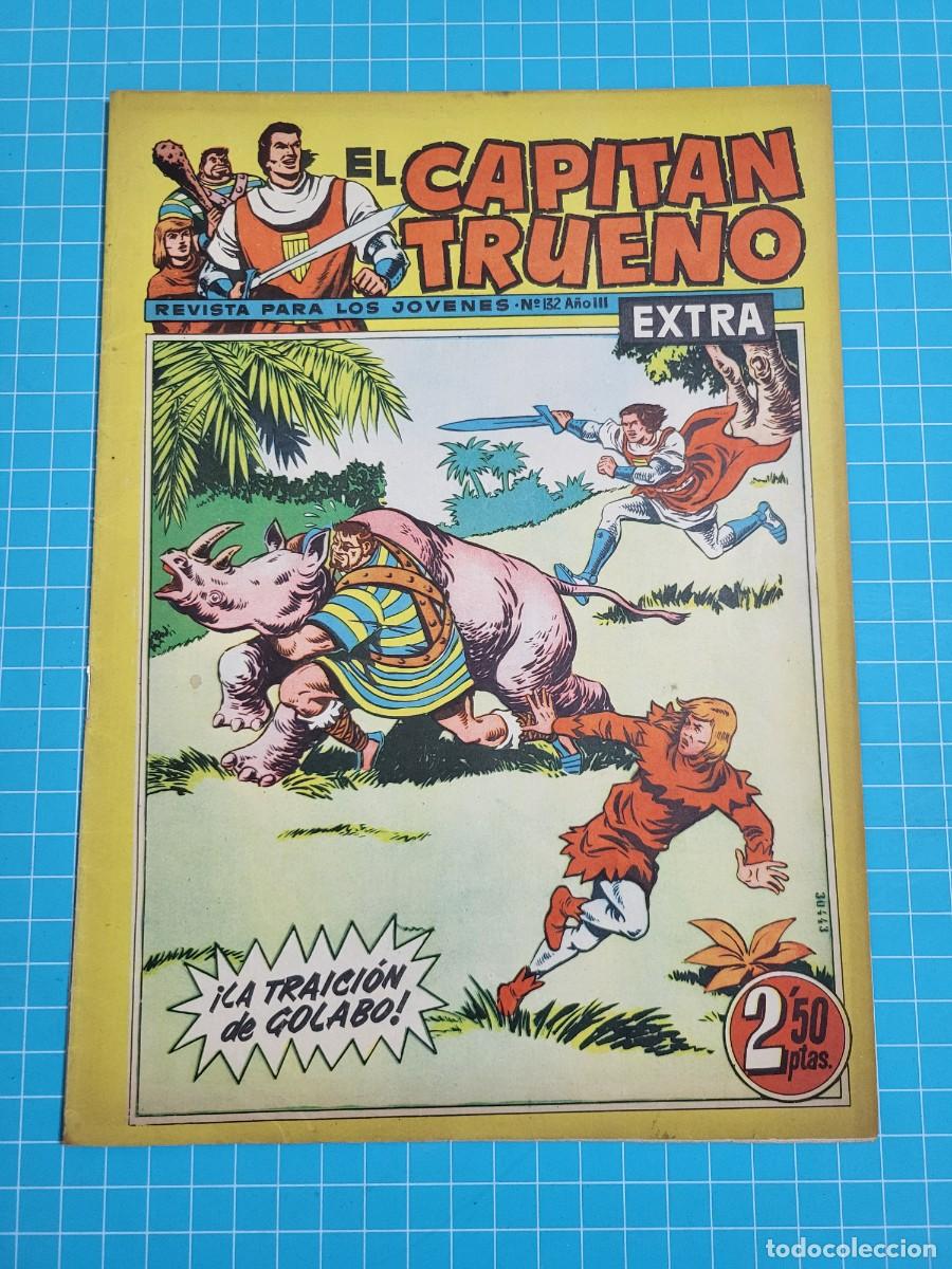 Tebeos: El capit&aacute;n trueno extra, N.&ordm; 132. Bruguera, 3 bolsa 4.