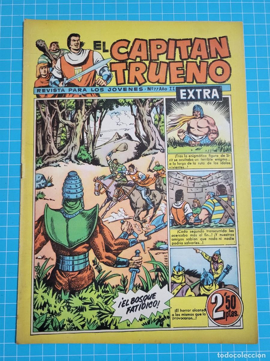 Tebeos: El capit&aacute;n trueno extra, N.&ordm; 77. Bruguera, 3 bolsa 4.