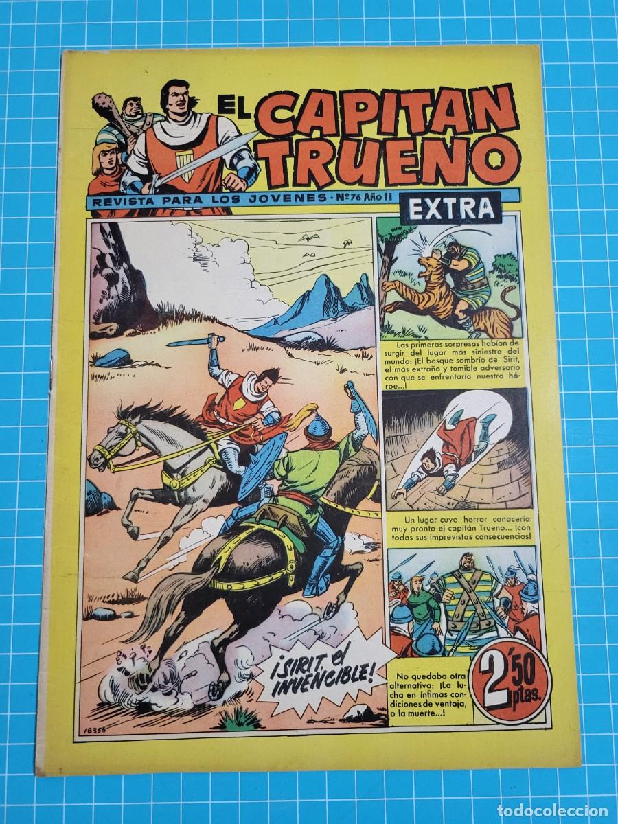 Tebeos: El capit&aacute;n trueno extra, N.&ordm; 76. Bruguera, 3 bolsa 4.