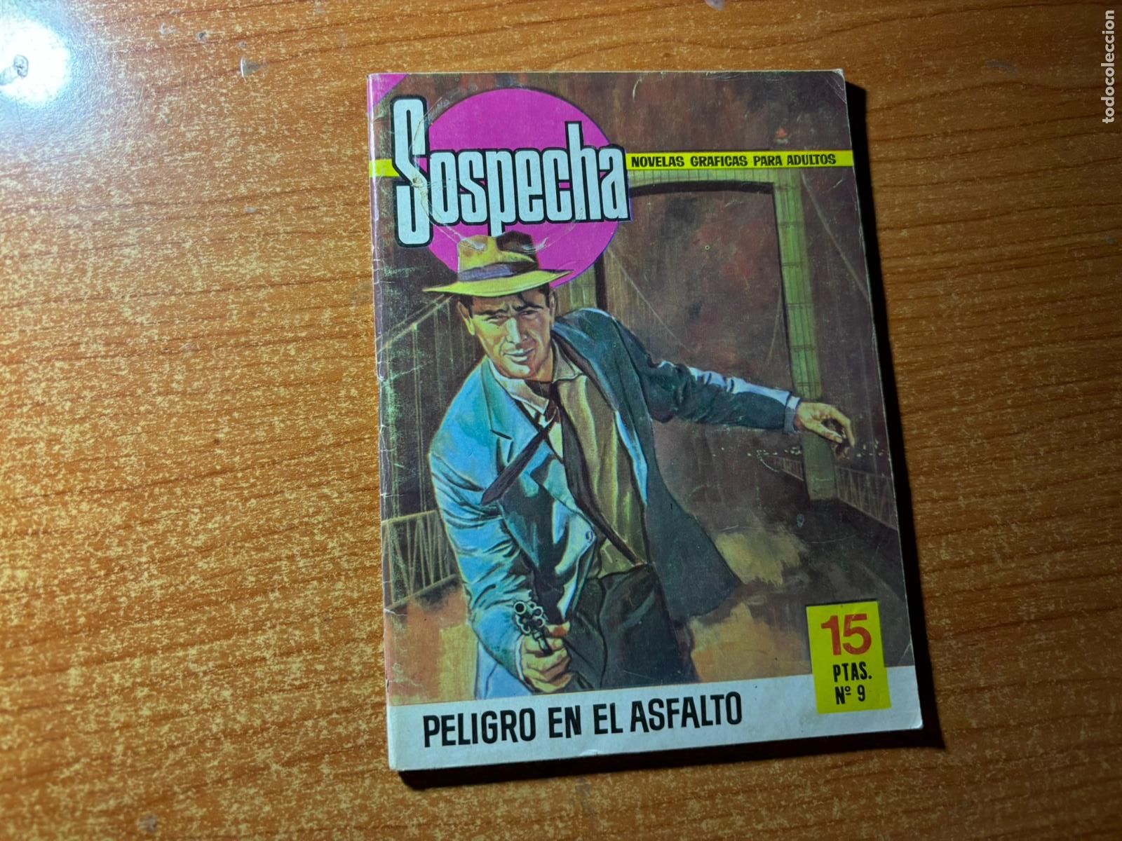 Tebeos: SOSPECHA N&ordm; 9 EDITORIAL BRUGUERA 1976