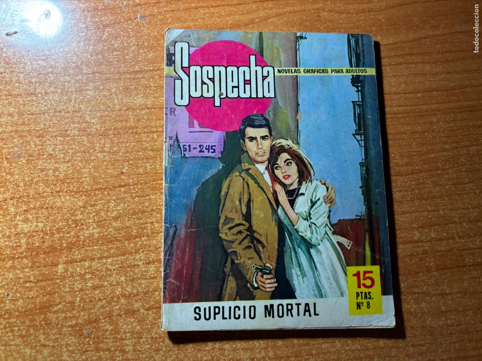 Tebeos: SOSPECHA N&ordm; 8 EDITORIAL BRUGUERA 1976