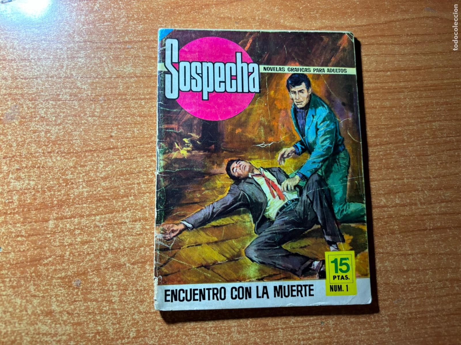 Tebeos: SOSPECHA N&ordm; 1 EDITORIAL BRUGUERA 1976