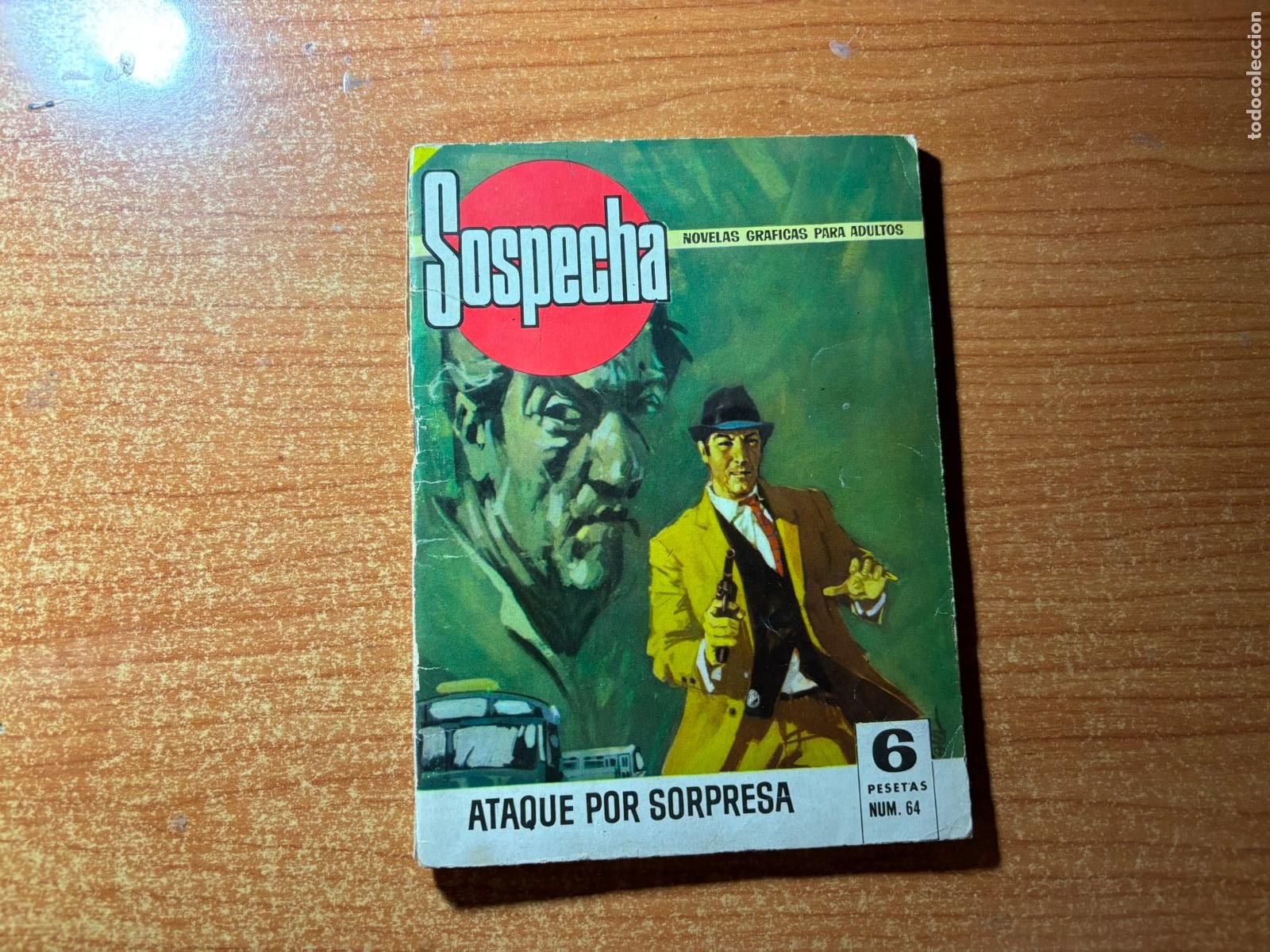 Tebeos: SOSPECHA INSPECTOR DAN N&ordm; 64 EDITORIAL BRUGUERA 1966