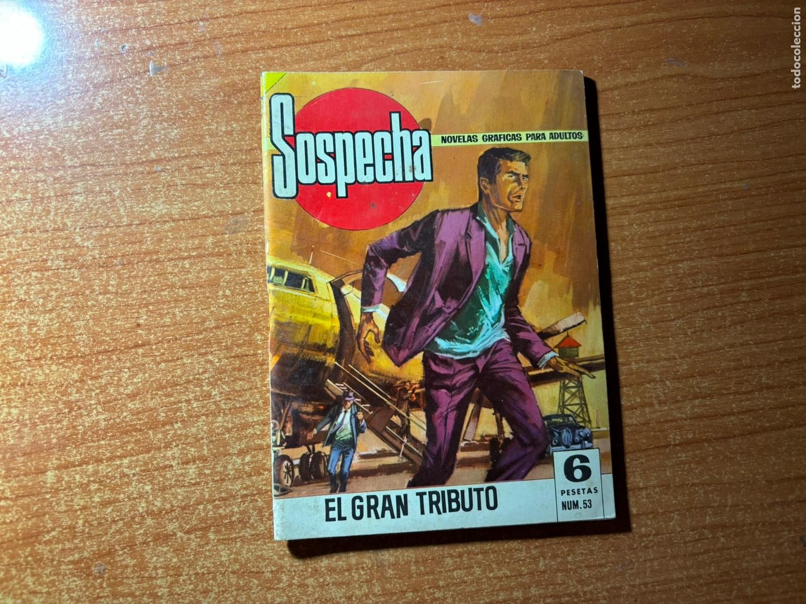 Tebeos: SOSPECHA N&ordm; 53 EDITORIAL BRUGUERA 1966