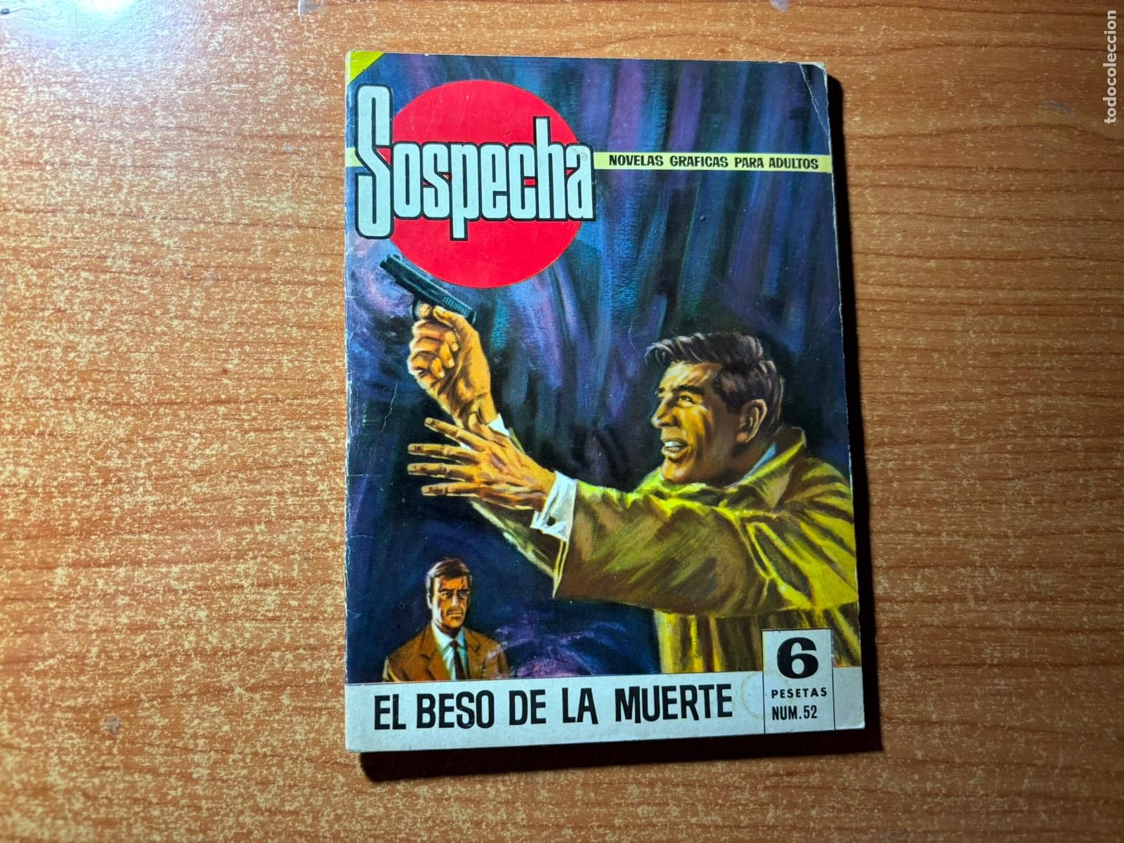 Tebeos: SOSPECHA N&ordm; 52 EDITORIAL BRUGUERA 1966