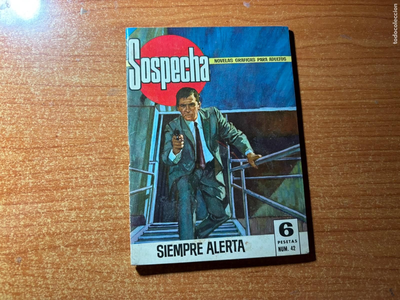 Tebeos: SOSPECHA N&ordm; 42 EDITORIAL BRUGUERA 1966