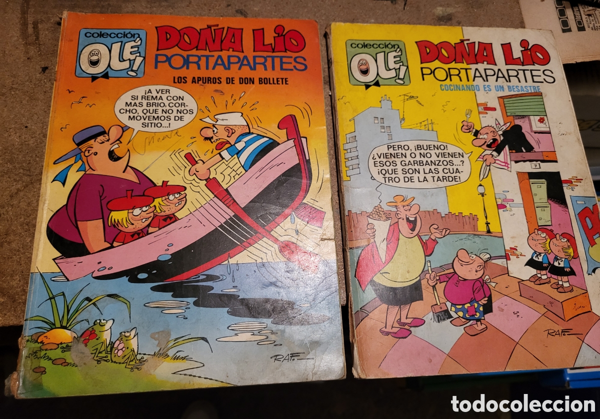 Tebeos: LOTE 2 TEBEOS / C&Oacute;MICS OL&Eacute;! DO&Ntilde;A L&Iacute;O PORTAPARTES N⁰ EN EL LOMO 27 Y 65 BRUGUERA 1&ordf; EDICI&Oacute;N 1971