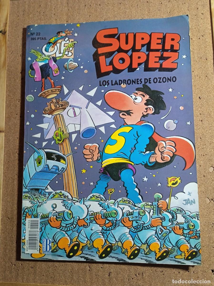 Tebeos: TEBEO DE OLE SUPER LOPEZ EN LOS LADRONES DE OZONO DEL A&Ntilde;O 1996 N&ordm; 22