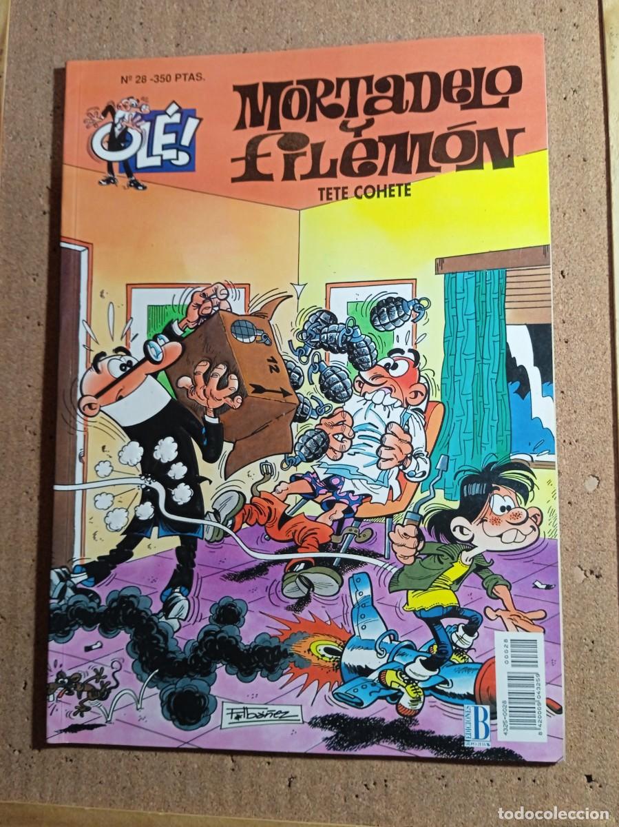 Tebeos: TEBEO DE OLE MORTADELO Y FILEMON EN TETE COHETE DEL A&Ntilde;O 1993 N&ordm; 28