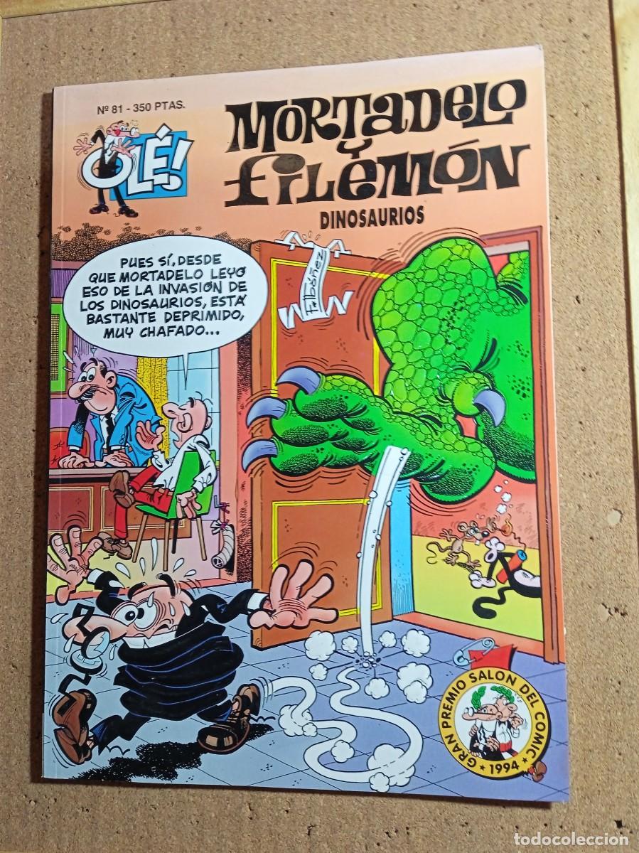 Tebeos: TEBEO DE OLE MORTADELO Y FILEMON EN DINOSAURIOS DEL A&Ntilde;O 1994 N&ordm; 81