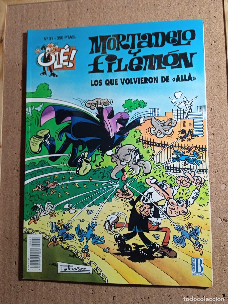 Tebeos: TEBEO DE OLE MORTADELO Y FILEMON EN LOS QUE VOLVIERON DE ALLA DEL A&Ntilde;O 1993 N&ordm; 31