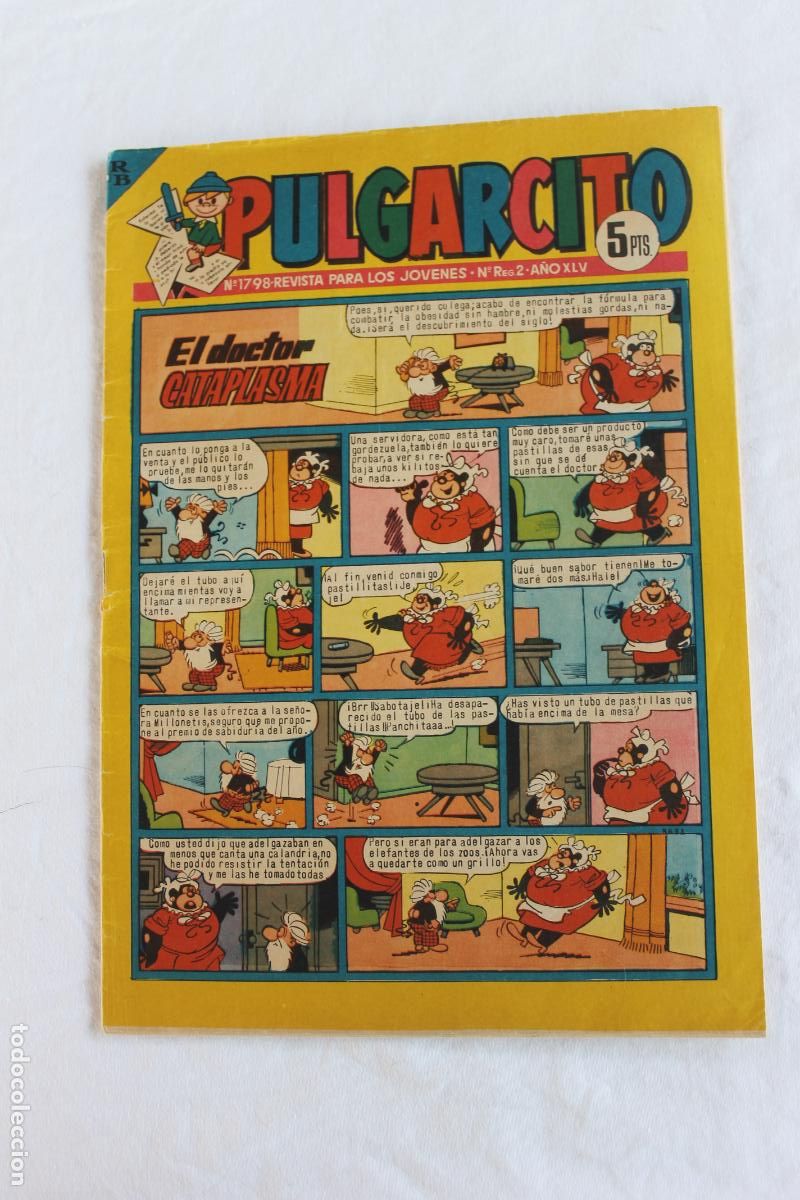 Tebeos: TBO PULGARCITO N&ordm; 1798 RB