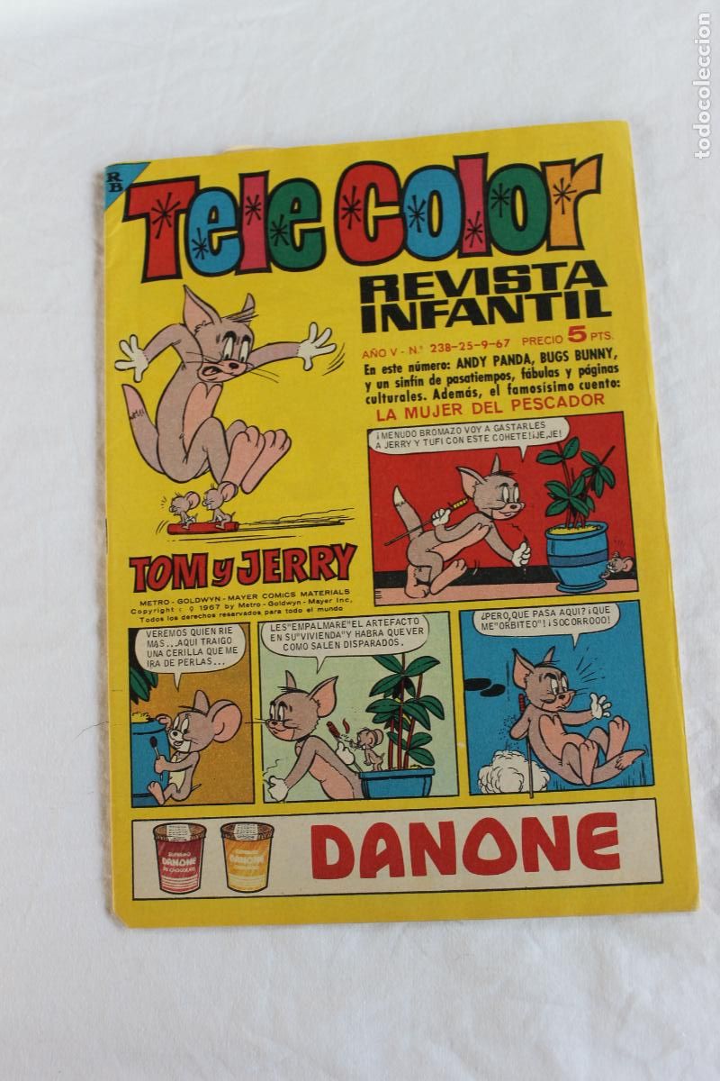 Tebeos: TELE COLOR REVISTA INFANTIL N&ordm; 238 1967