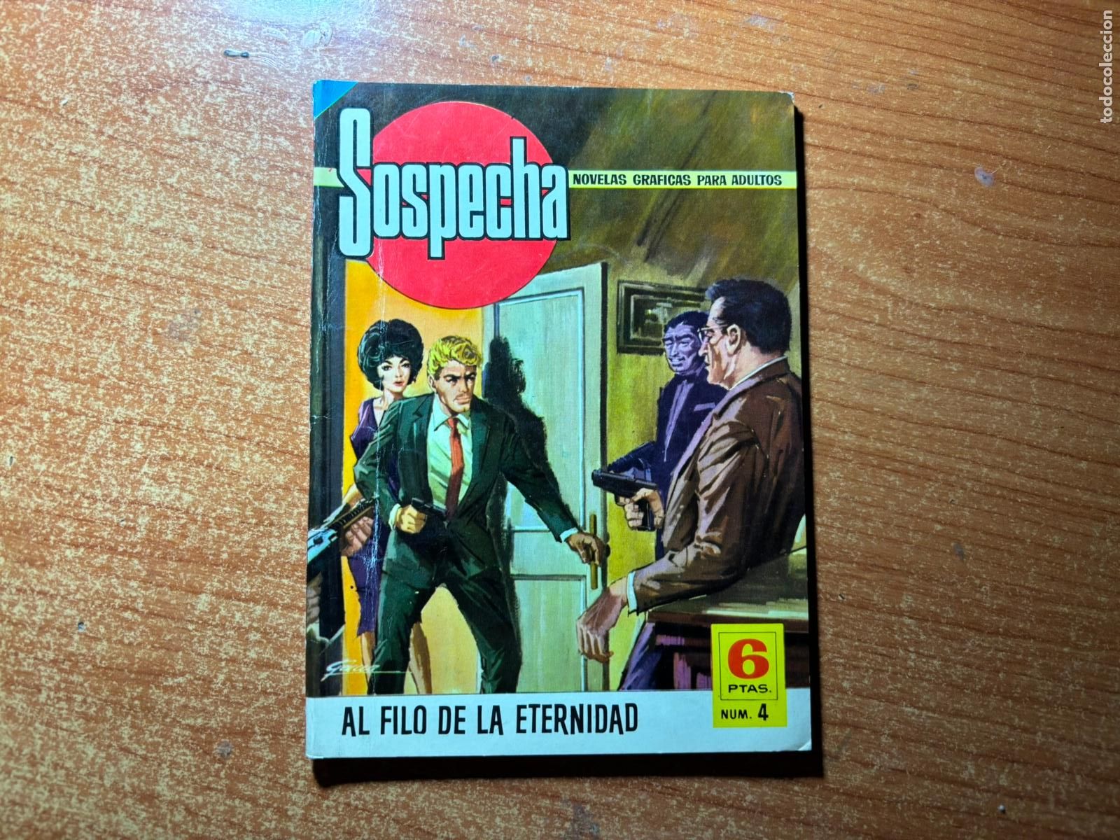 Tebeos: SOSPECHA N&ordm; 4 EDITORIAL BRUGUERA 1966