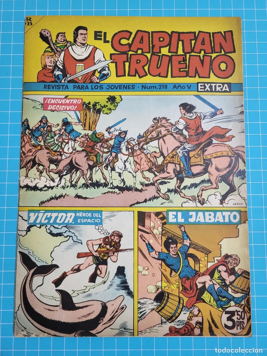 Tebeos: El capit&aacute;n trueno extra, N.&ordm; 218. Bruguera, 3 bolsa 5.