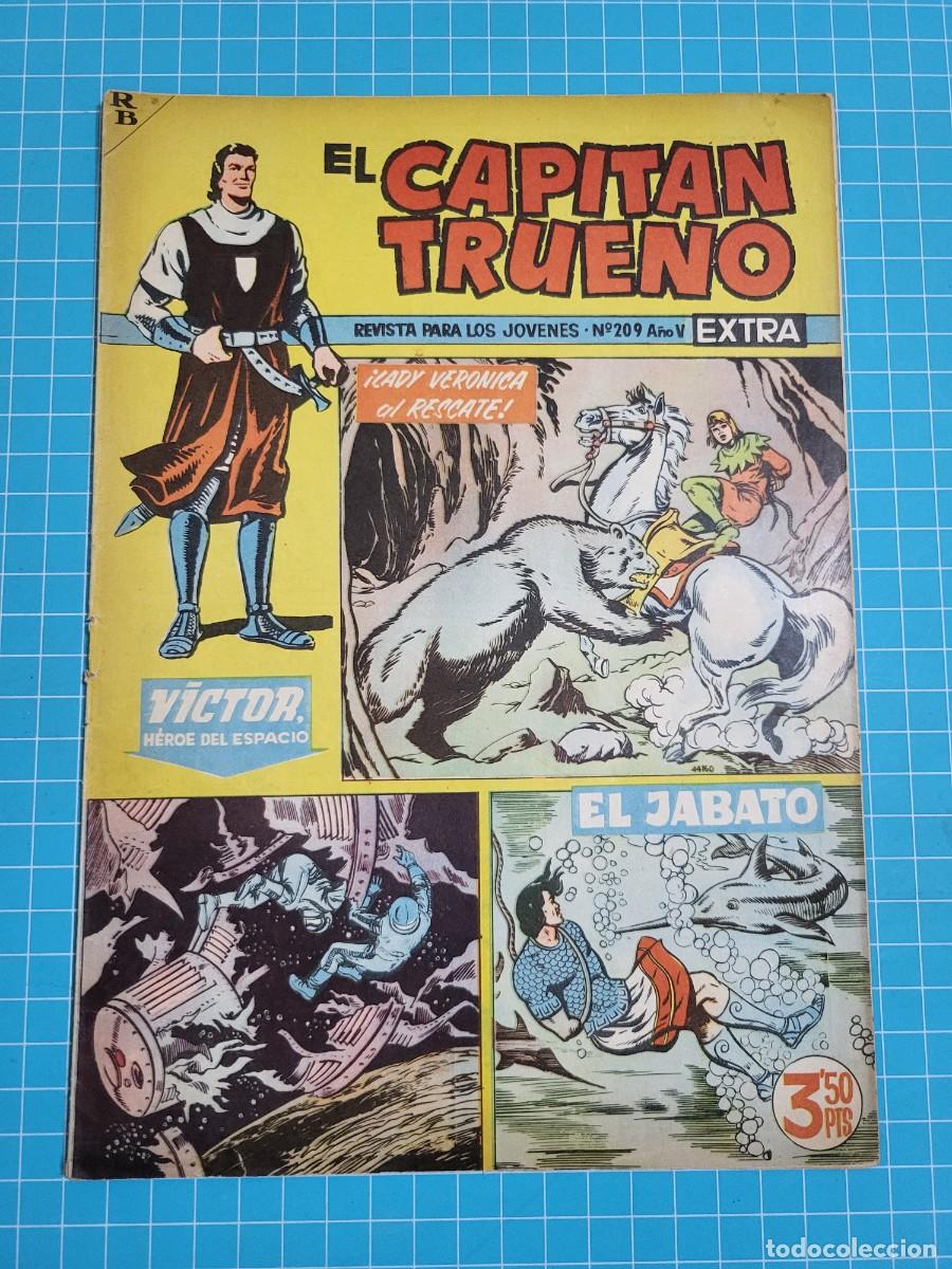 Tebeos: El capit&aacute;n trueno extra, N.&ordm; 209. Bruguera, 3 bolsa 5.