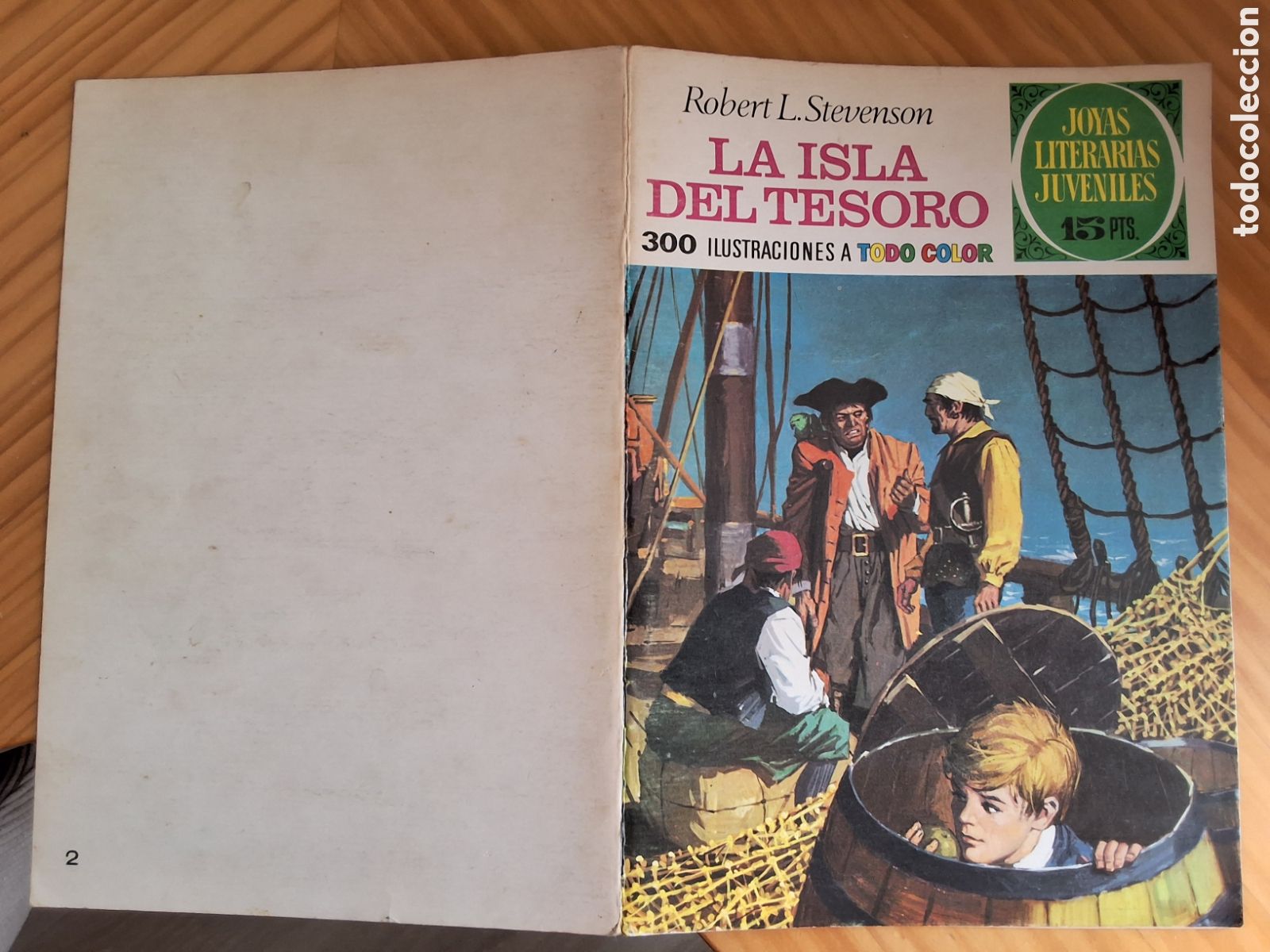 Tebeos: Joyas literarias juveniles comic n&uacute;mero 2 la isla del tesoro a&ntilde;o 1970 edici&oacute;n 1&deg;