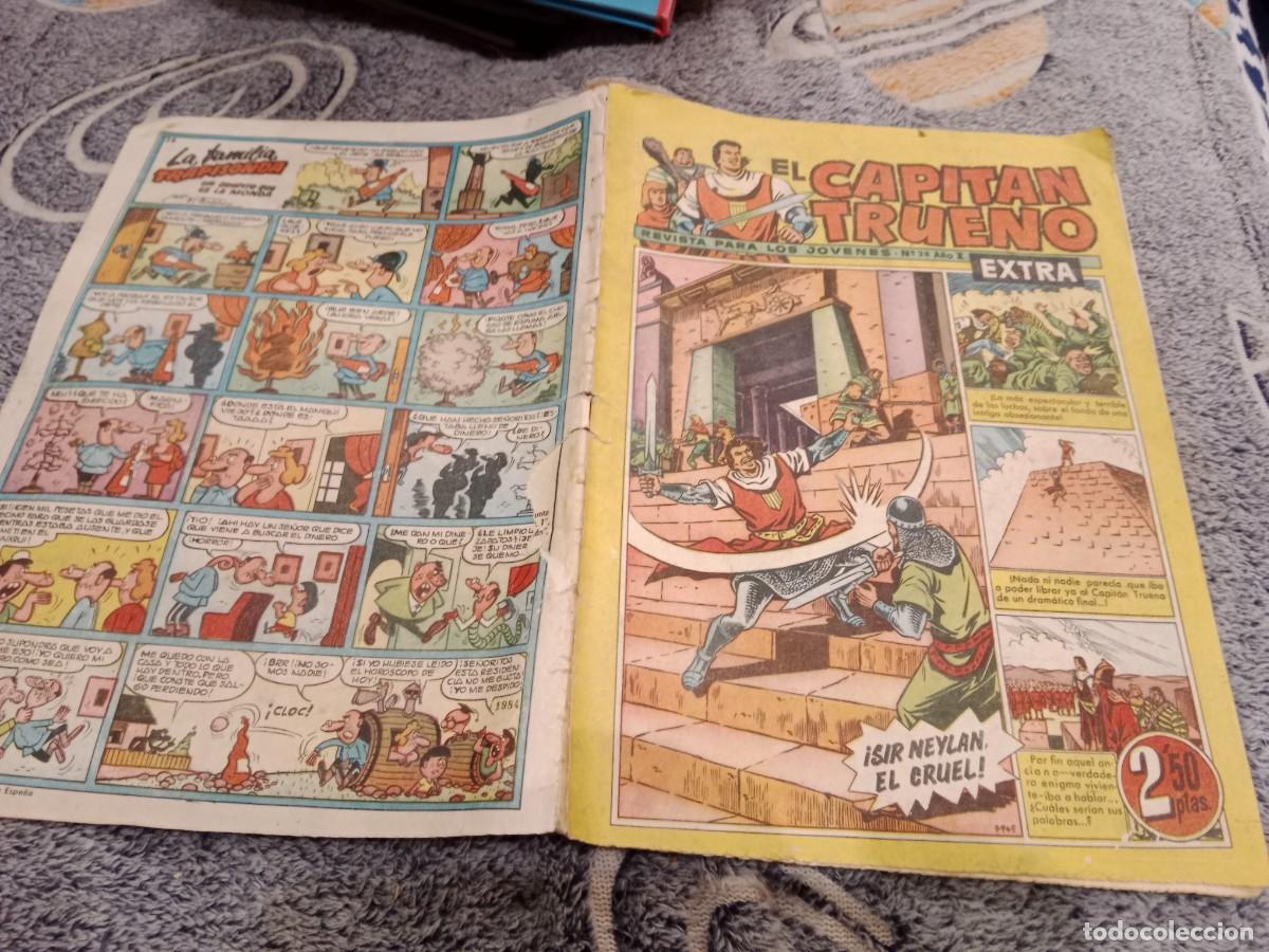 Tebeos: EL CAPITAN TRUENO EXTRA N&ordm; 28 SIR NEYLAN,EL CRUEL- EDITORIAL BRUGUERA,1960