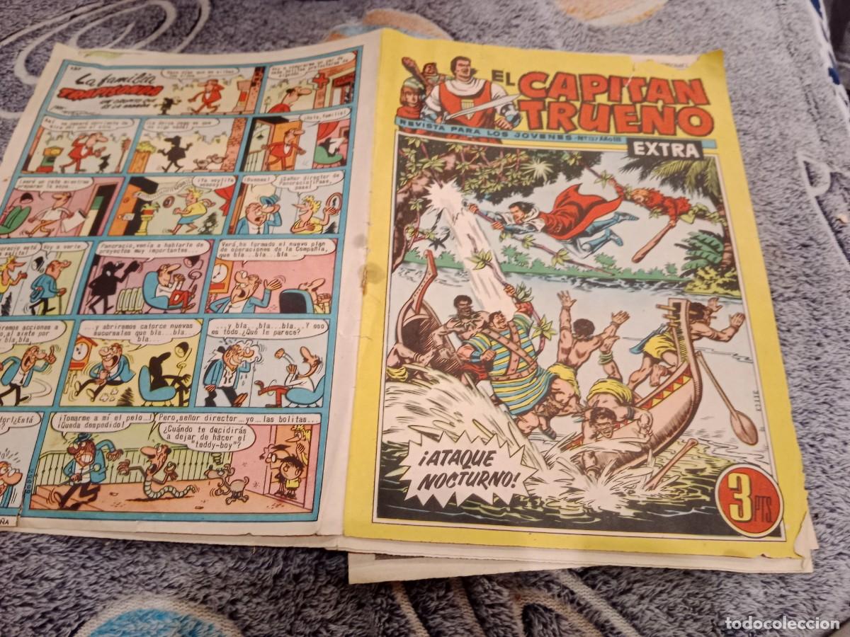 Tebeos: EL CAPITAN TRUENO EXTRA N&ordm;137 ATAQUE NOCTURNO- EDITORIAL BRUGUERA,1962