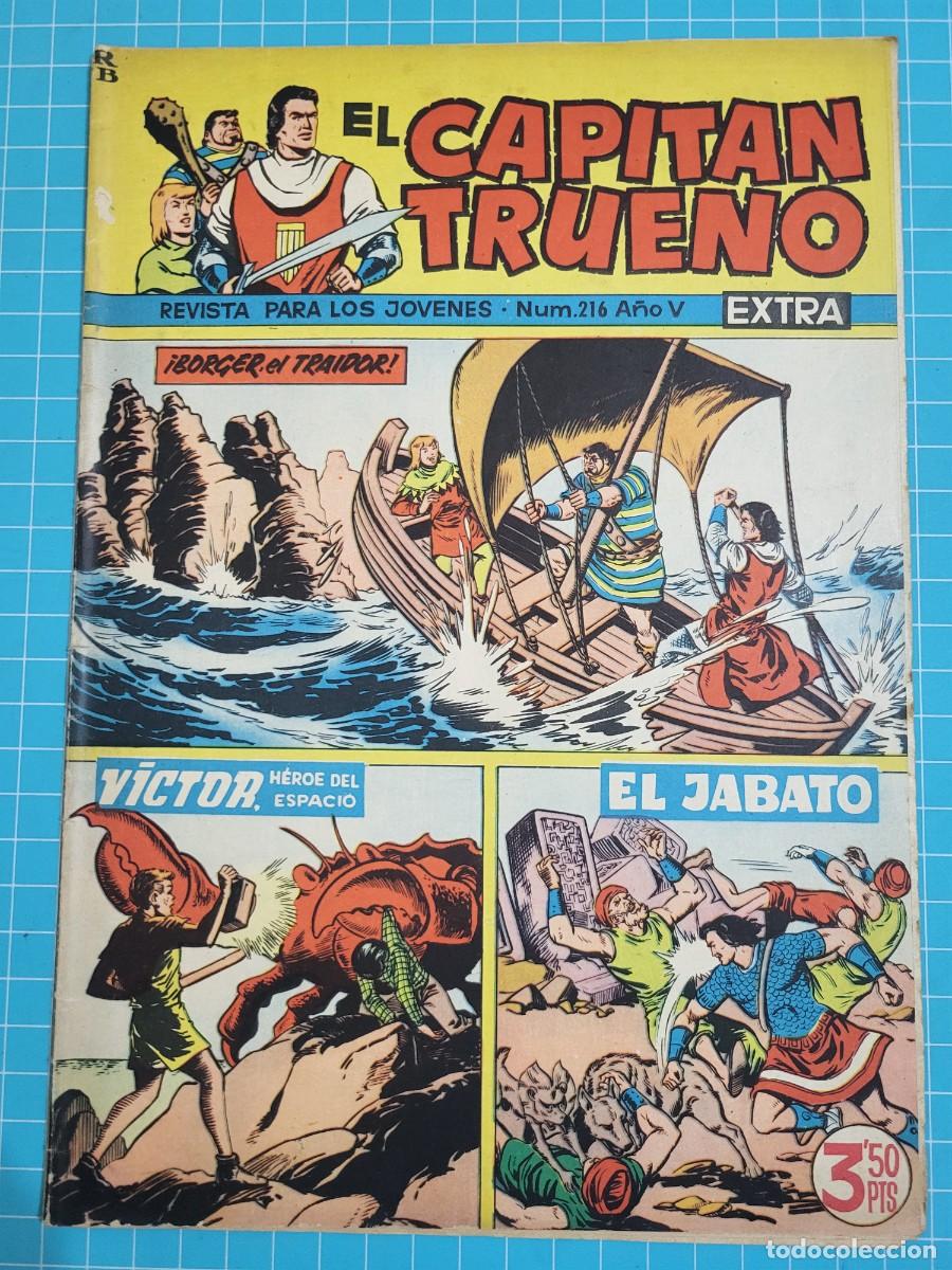 Tebeos: El capit&aacute;n trueno extra, N.&ordm; 216. Bruguera, 3 bolsa 6.