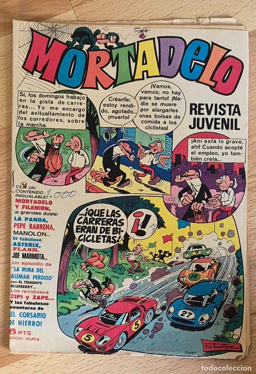 Tebeos: SEMANARIO MORTADELO N&ordm; 6 - BRUGUERA 1971 - CON PAGINAS DE CHAPEAU EL ESMIRRIAU